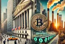 Greenpeace Calls for Wall Street Accountability in Bitcoin Mining Emissions