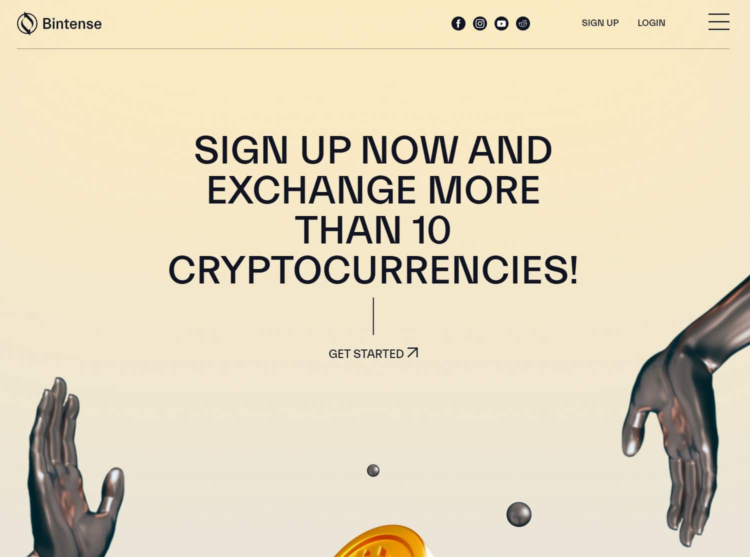 Bintense crypto exchange