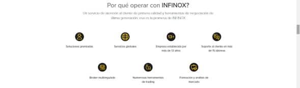 Al operar en INFINOX se tiene acceso a un gran número de oportunidades dentro del mercado.