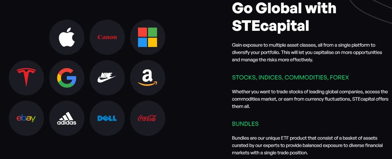 STEcapital trade assets