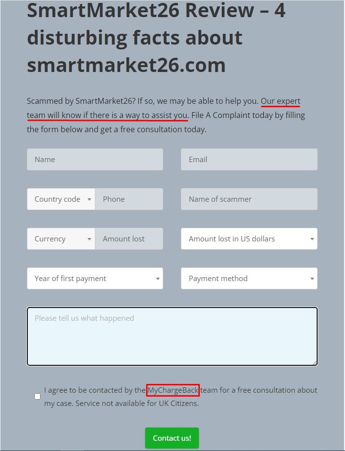 SmartMarket26 Contact