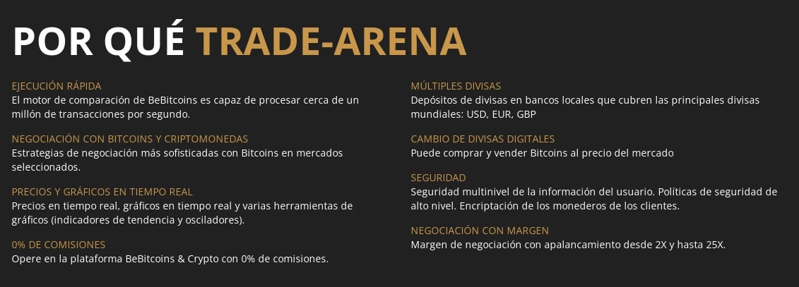 Trade Arena Benefits