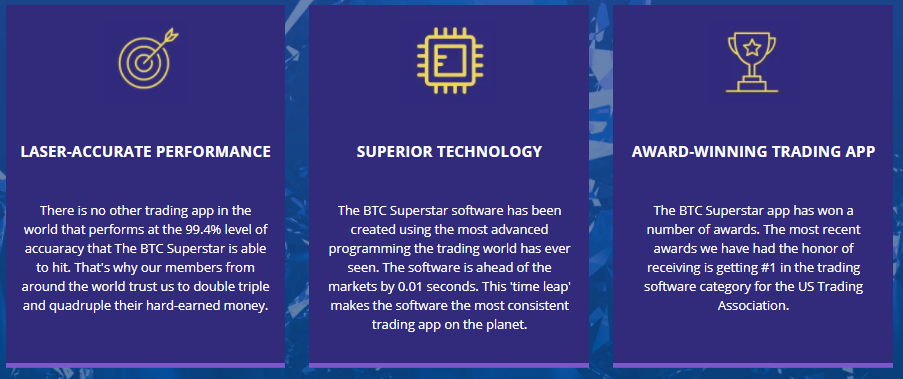 Bitcoin Superstar features