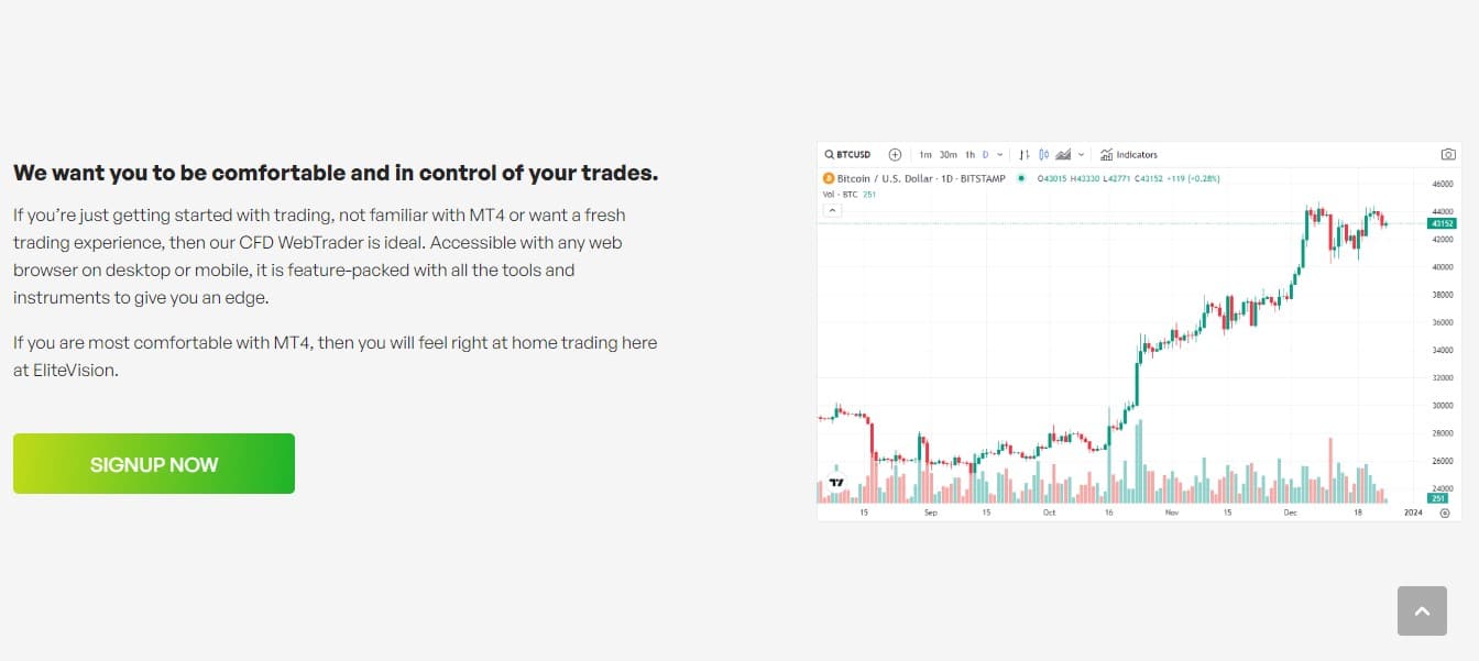 EliteVision Trading Platform