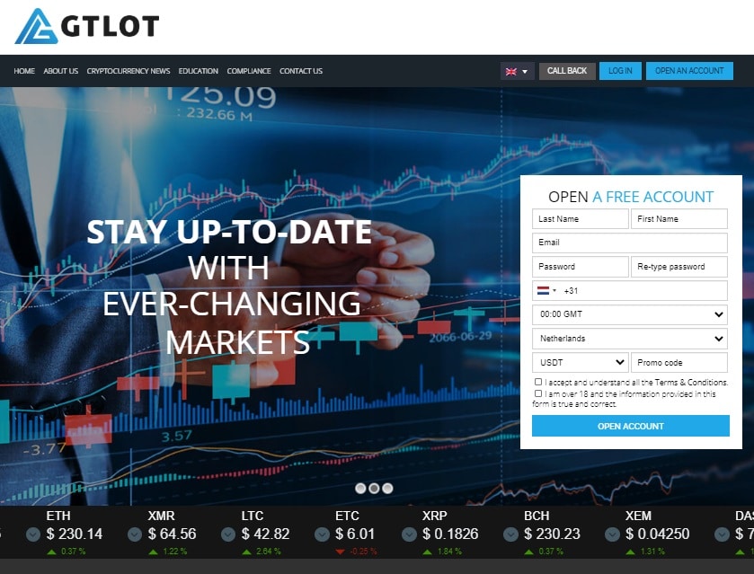 GTlot crypto trading