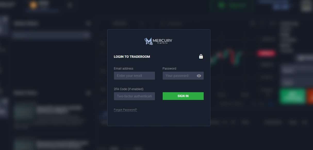 Mercury Fintech Registration Process