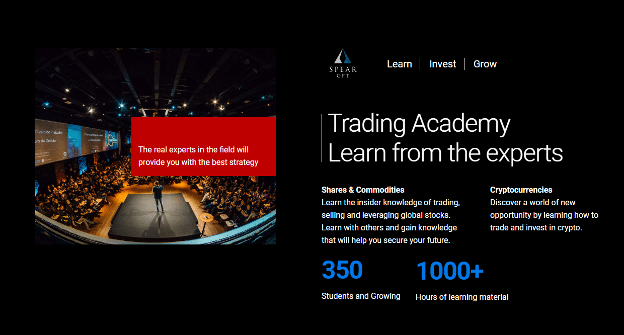 SpearGpt trading academy