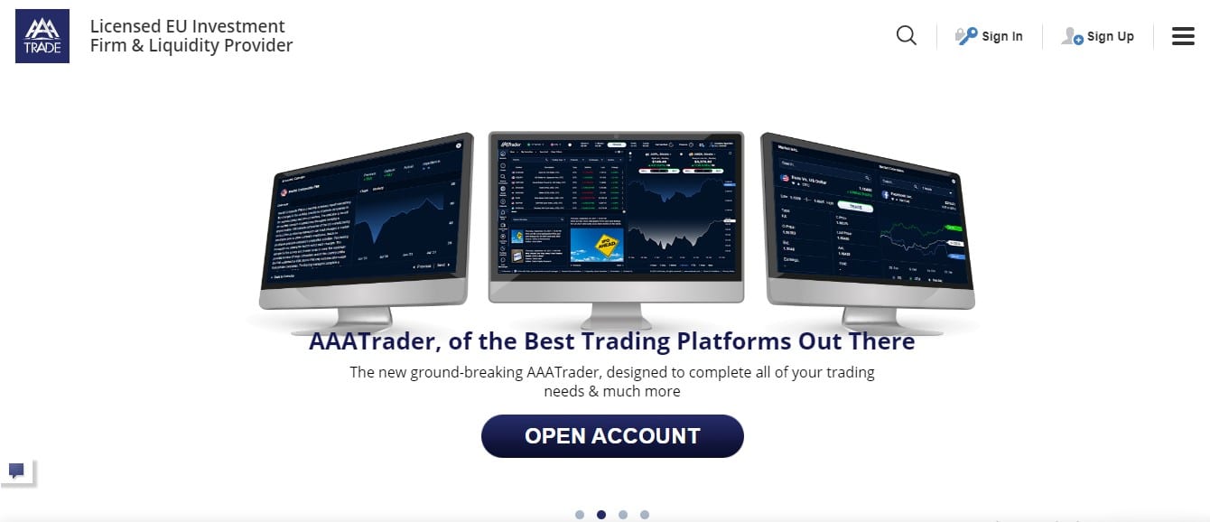 AAATrade website