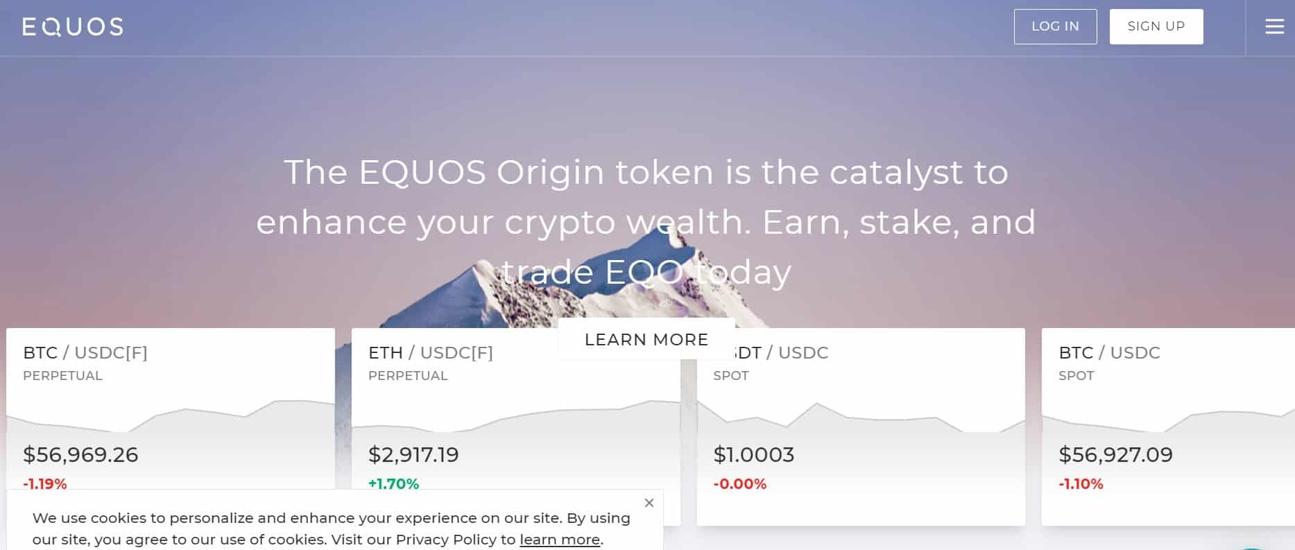 EQUOS website